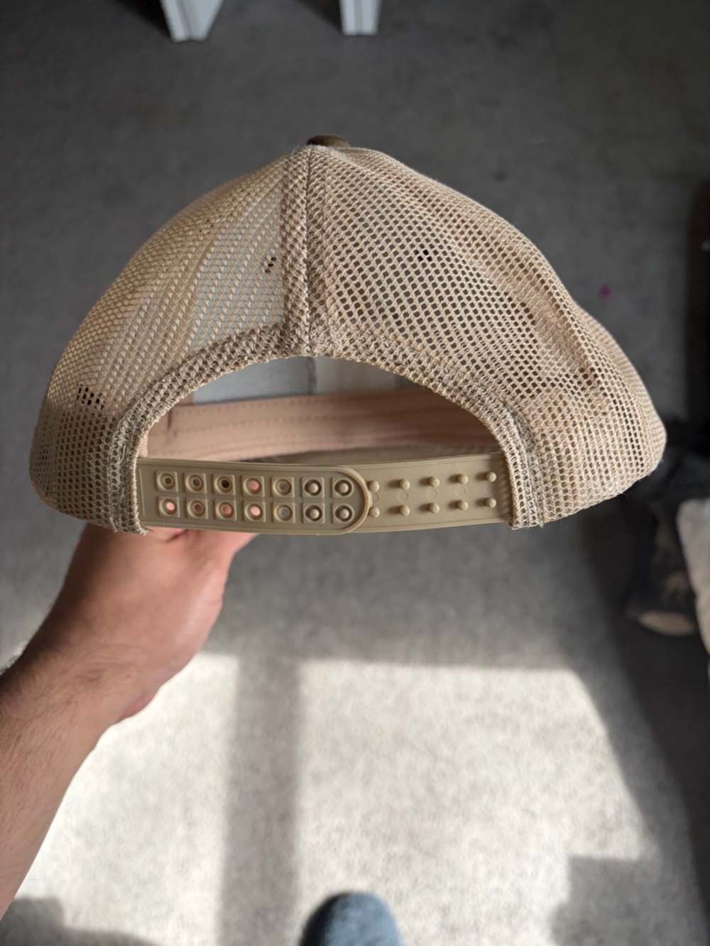 Brown & Yellow Texas Patch Trucker Cap - Picture 2 of 4